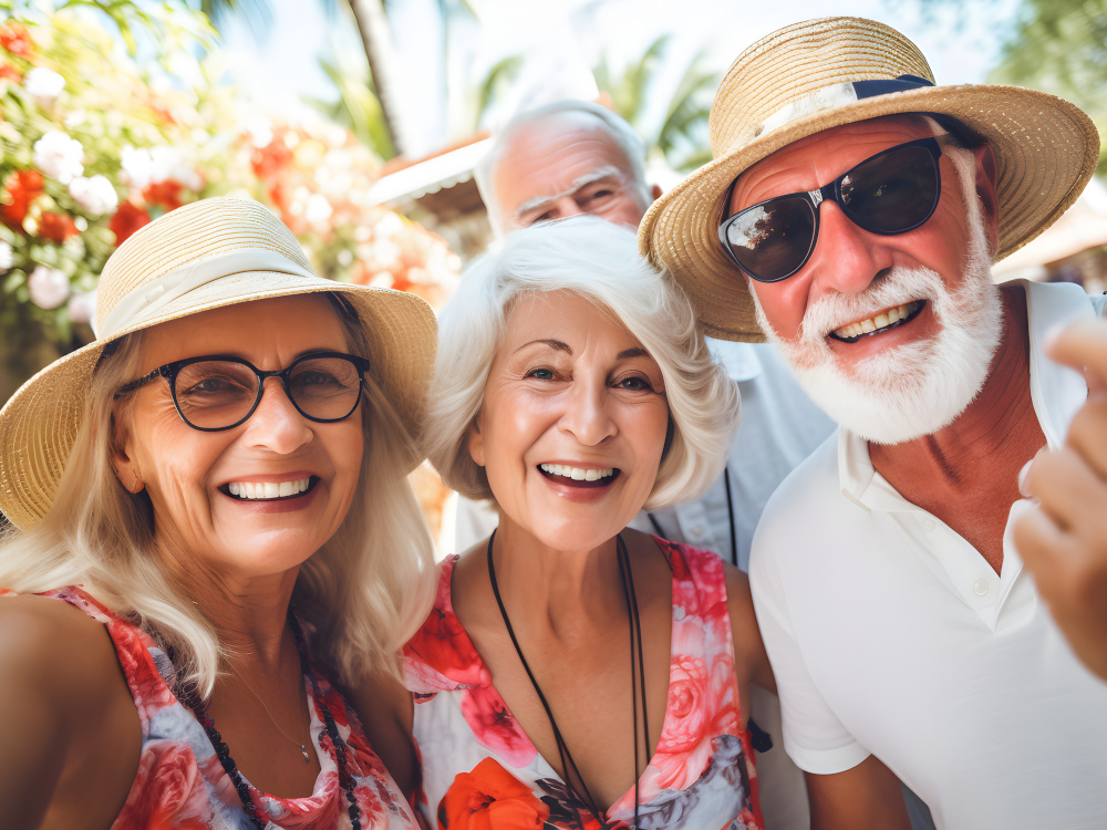 Group shot of family members