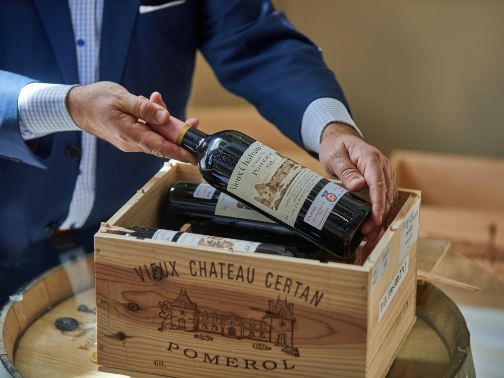 Photo of a bottle of wine