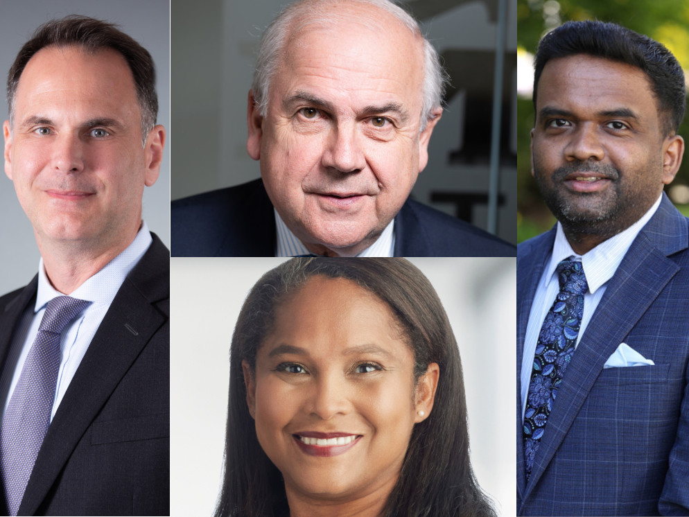 Pictures of four experts in investing