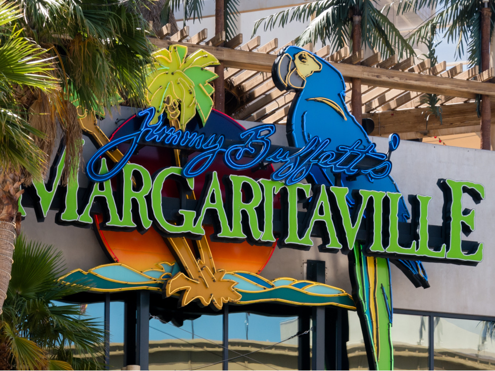 Picture of the sign on a Margaritaville restaurant