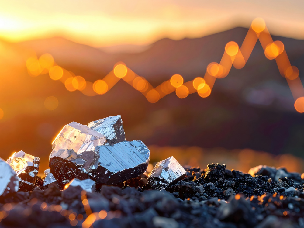 Pictures of minerals displayed in a pile