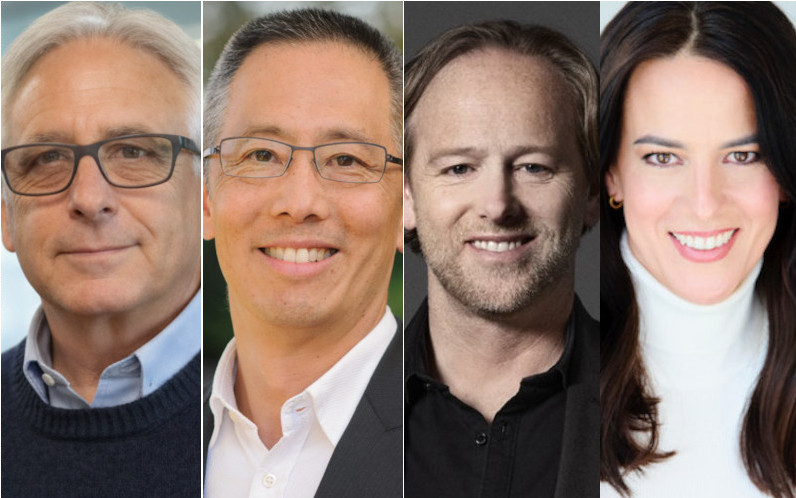 Photos of Eric Gilboord, Michael Louie, Scott Binns and Elke Rubach.