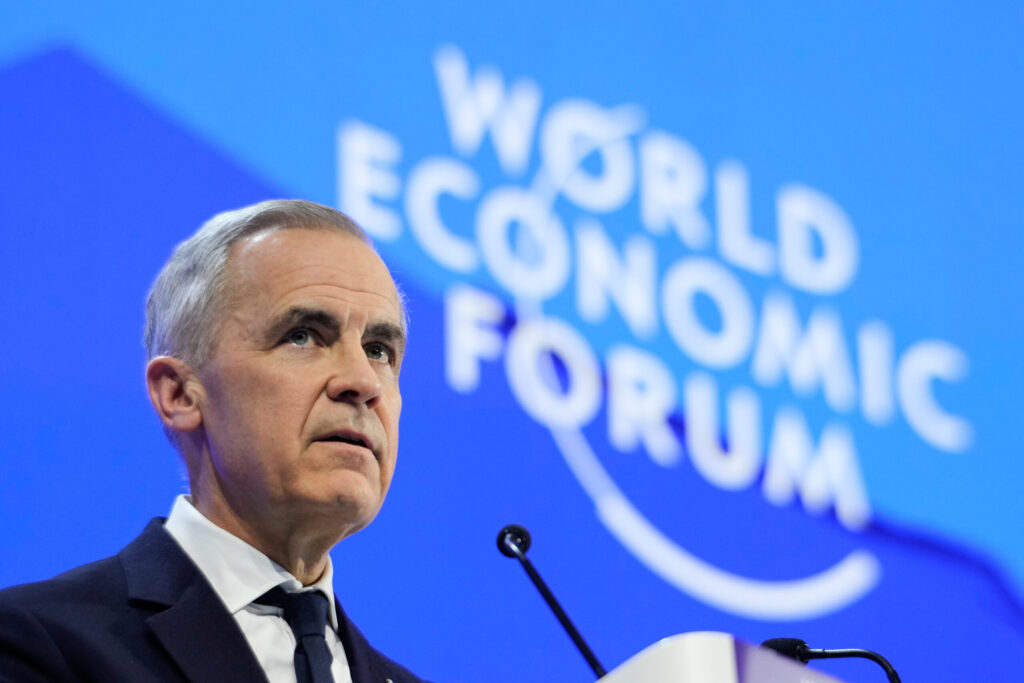 Canada's Prime Minister Mark Carney speaks about Canada's vision for middle powers, trade and great power dynamics at the WEF meeting. The story asks what Carney must do to make this vision a reality.