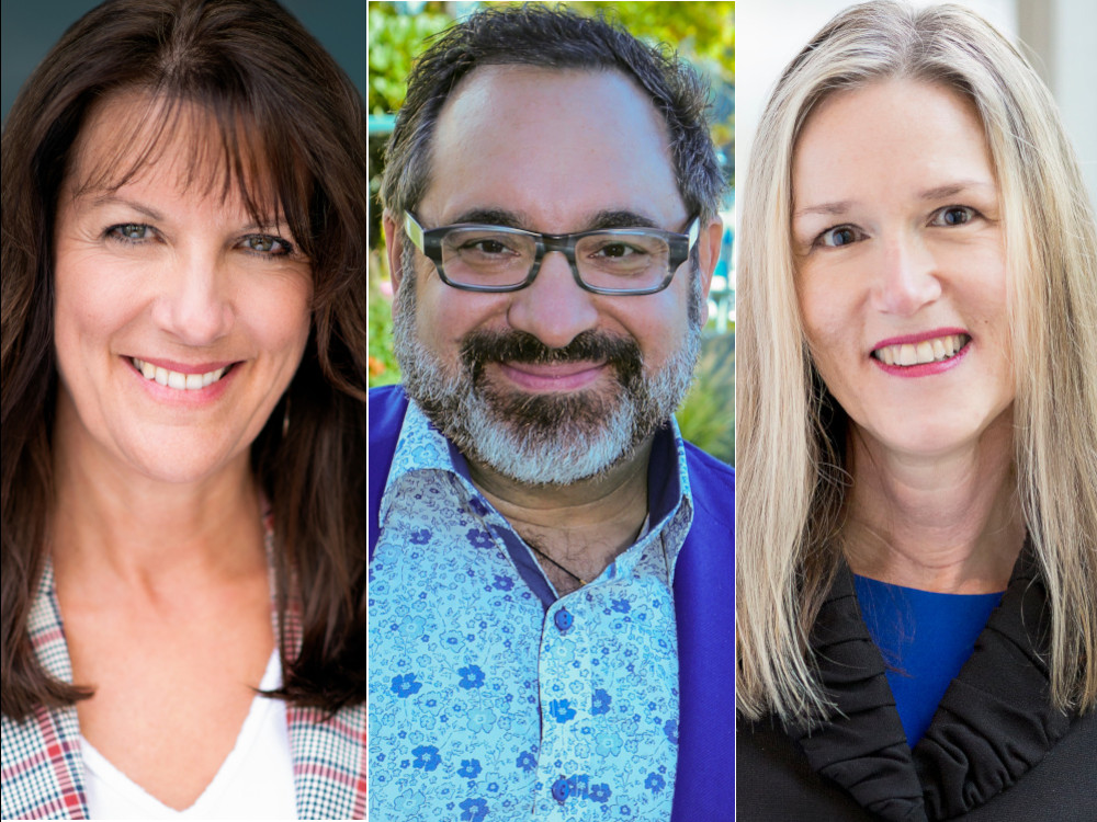 Photos of advisors Wendy Sage-Hayward, Francesco Lombardo and Shelley Forsythe.