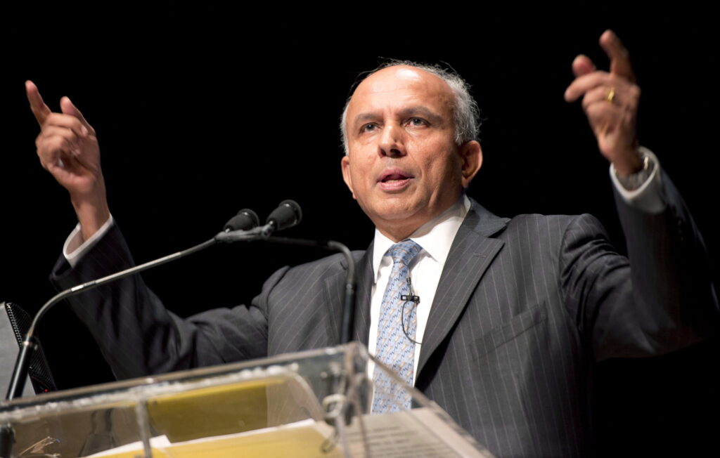 Image of Prem Watsa, founder, chairman and CEO of Fairfax Financial, who shares his insights on philanthropy, management and long-term investing in a new book by David Thomas