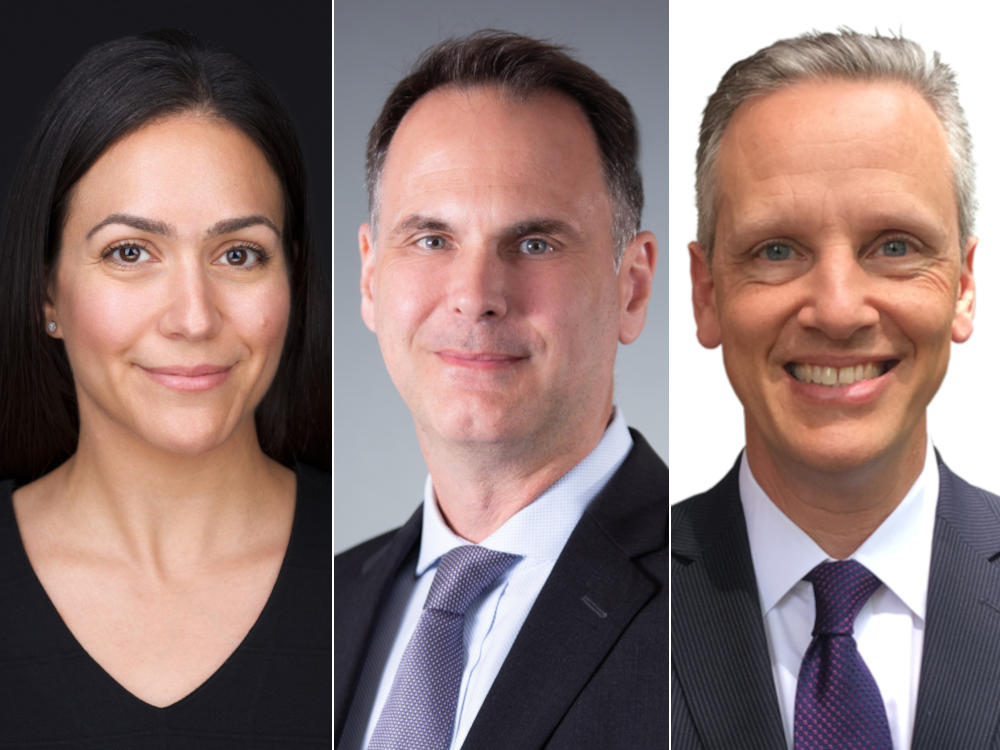 Photos of Marjorie Skolnik, Craig Harrison and Brennan Carson