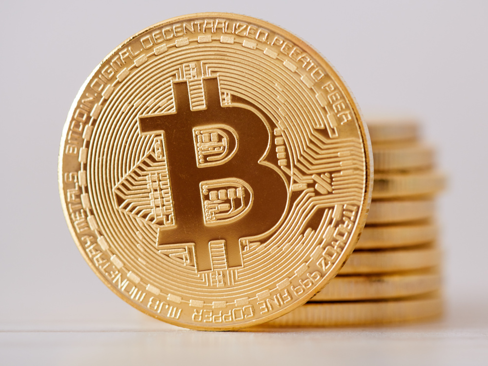 Image of a bitcoin