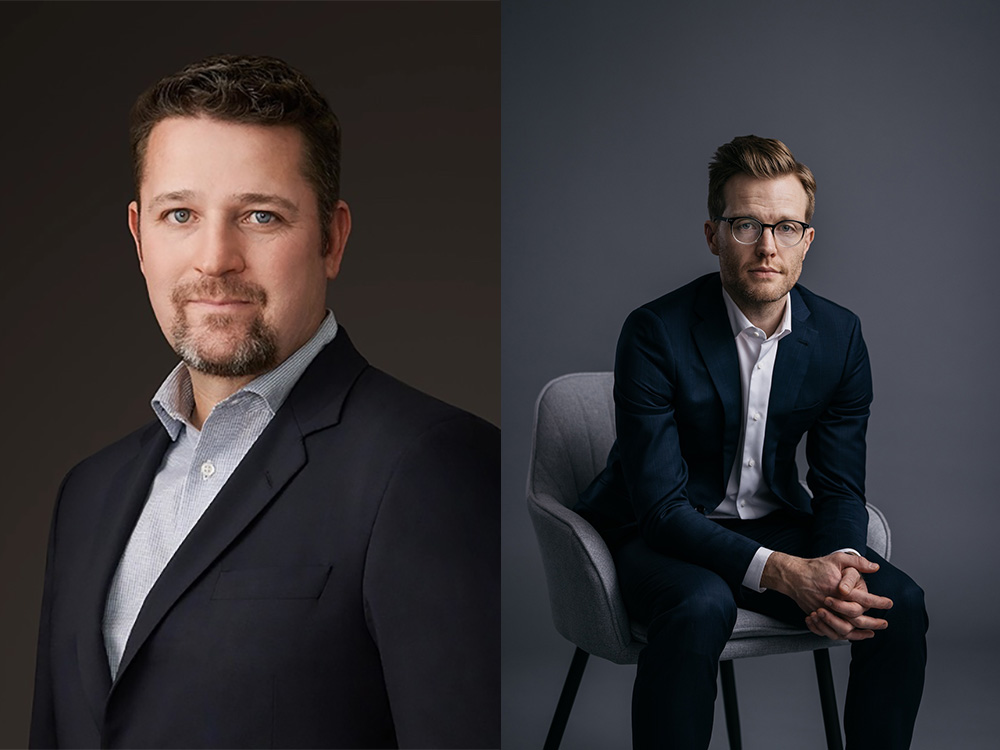 Photo of Richter's Raymond Vankrimpen and North Road's Cary Williams, whose firms offer cybersecurity advice and guidance to family office clients