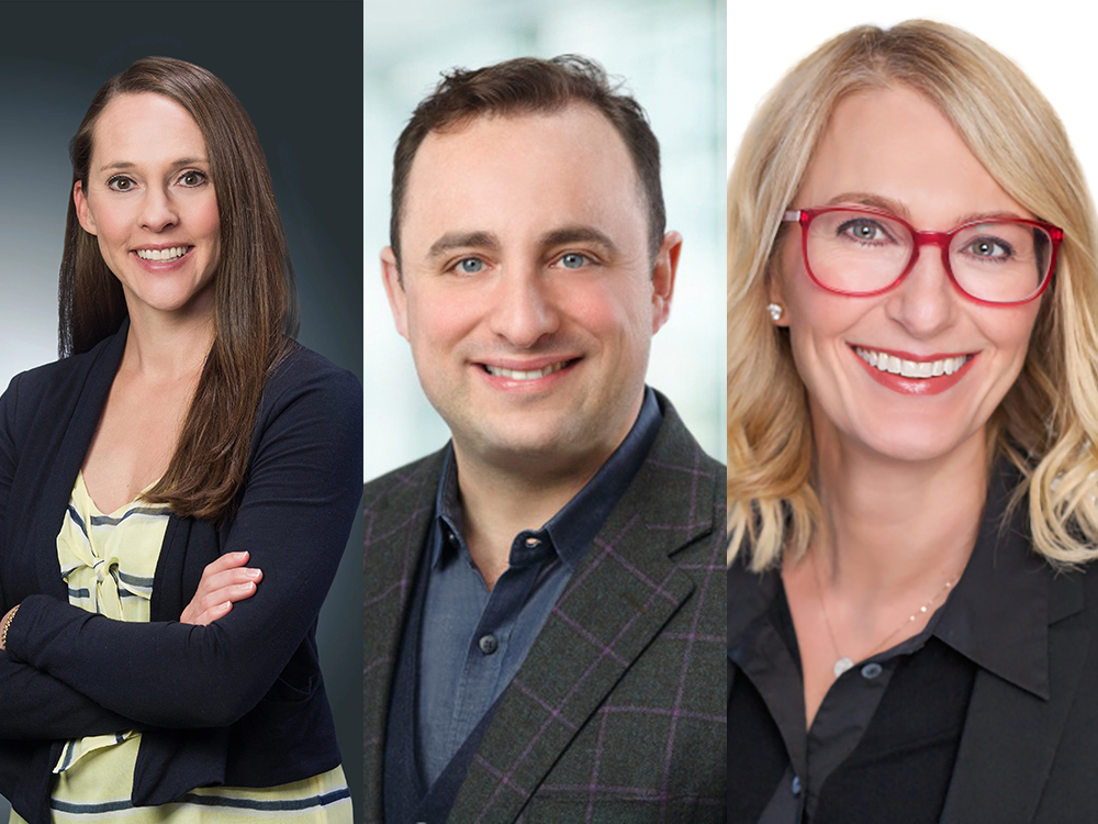 Photo of Shawna Perron, Adam Hoffman and Kelly Demo—three advisors who give their views on the third generation of wealthy families in this story exploring myths and realities about Gen 3