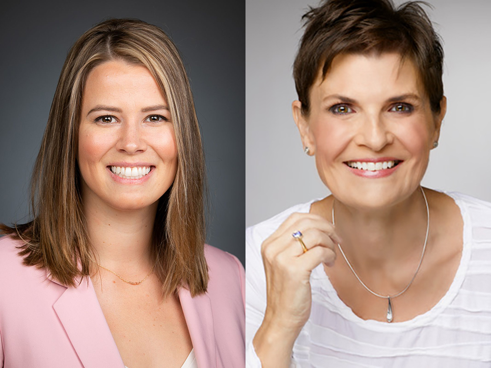 Photos of Torri Hawley and Cindy Radu, US and Canadian chief learning officers for Tamarind, which provides flexible education options for wealthy Canadians and their advisors