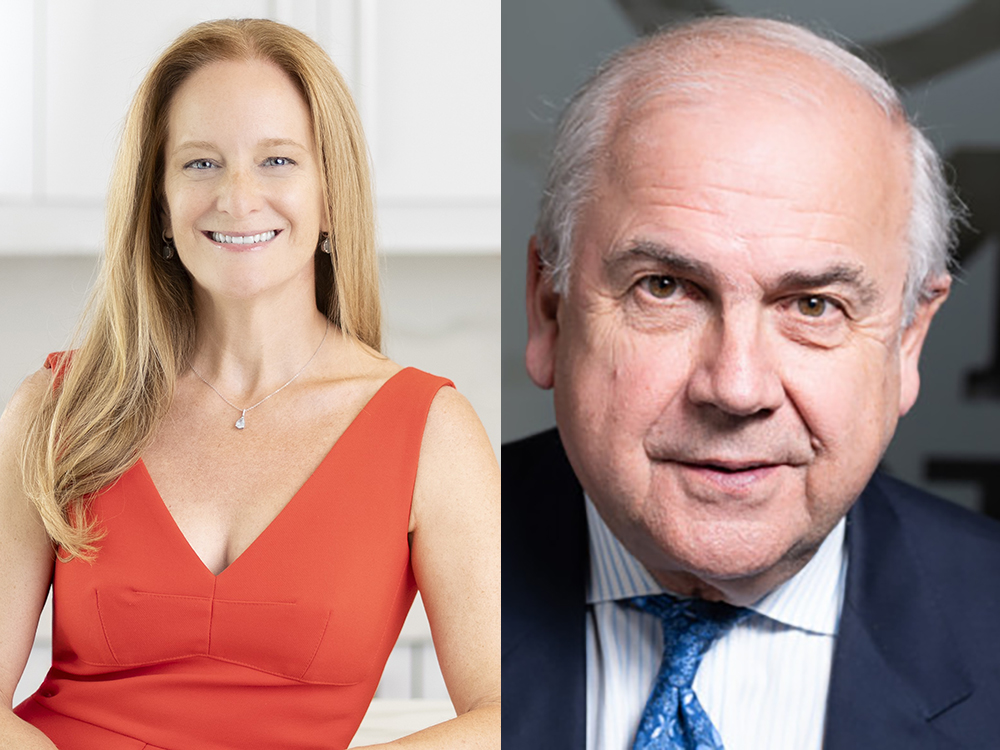 Photo compilation of Sharilyn Hale and Keith Sjogren, two philanthropy experts who say that the lack of knowledge about high-net-worth Canadians and their giving practices is a major deficit for HNW philanthropists and charities