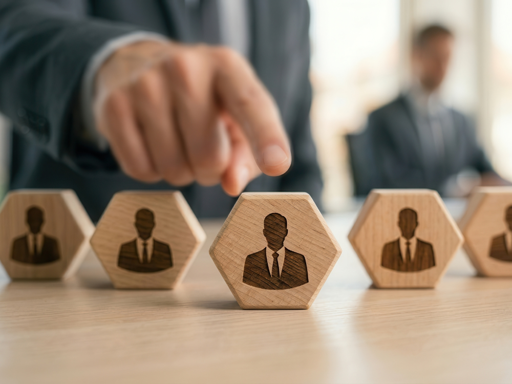 A person choosing a successor